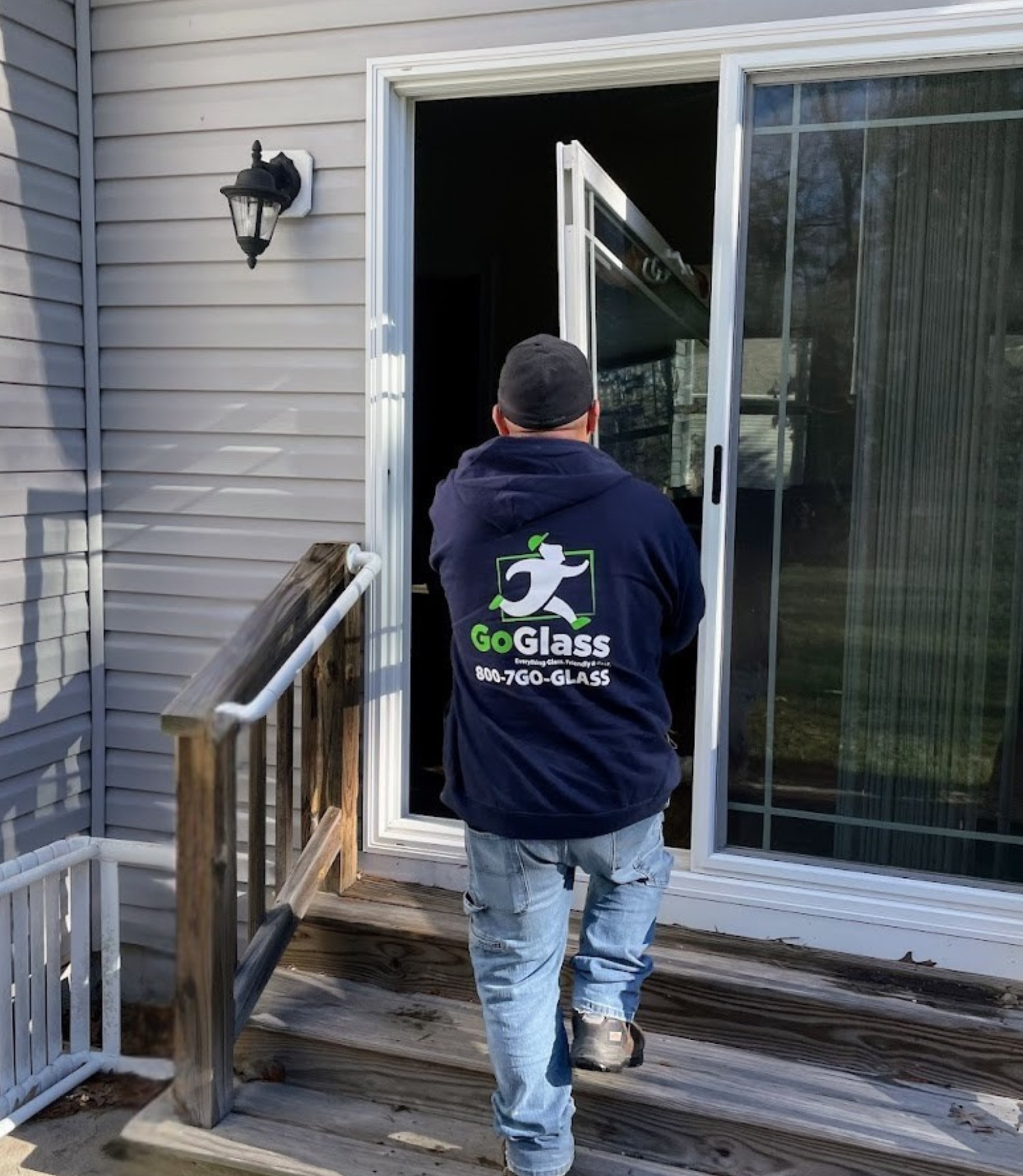 Sliding Glass Door Replacements done by a GoGlass technician